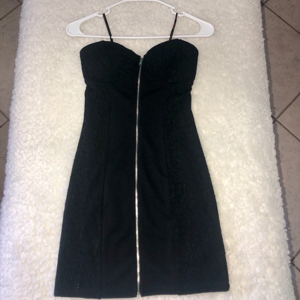 Sexy Strapless Black G by Guess Mini Dress